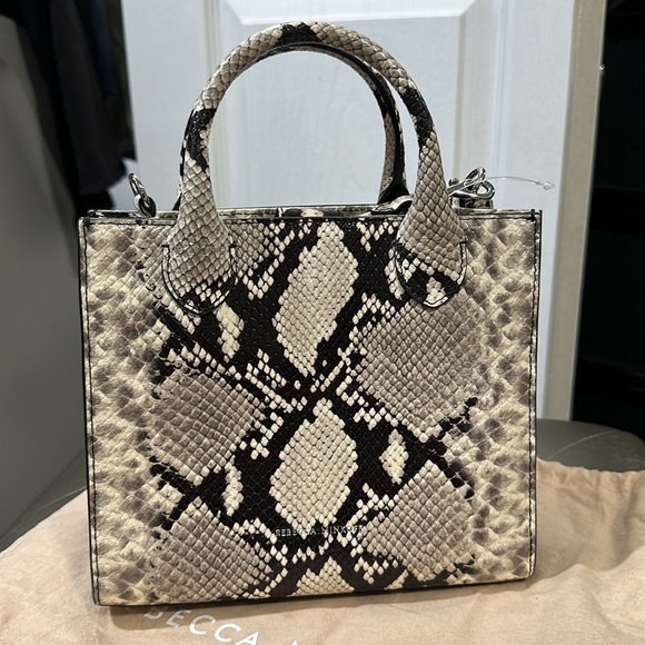 Rebecca Minkoff Megan Cross-Body Mini Tote in "Natural" - Picture 4 of 10